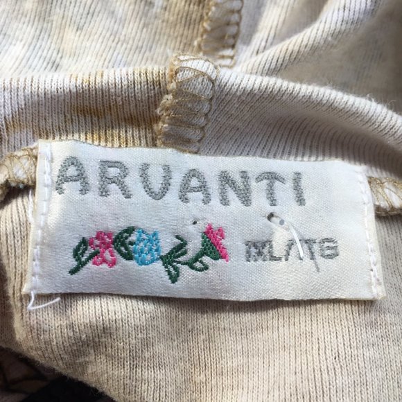 Arvanti Light Hoody Gold Floral Beaded 1XL - Picture 6 of 11